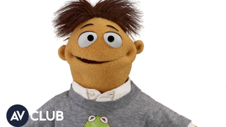 <i>Muppets Now</i> star Walter does a spot-on impression of his idol, Kermit The Frog